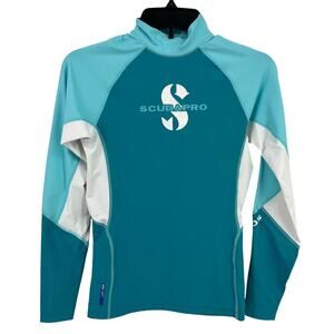 Scubapro T Flex Rash Guard Long Sleeve Top Shirt Womens Size Small UPF 80